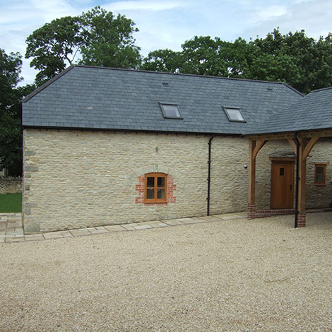 Barn after reconstruction
