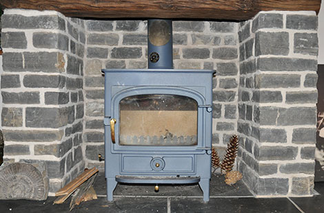 Even a modest fireplace can be made to look spectacular