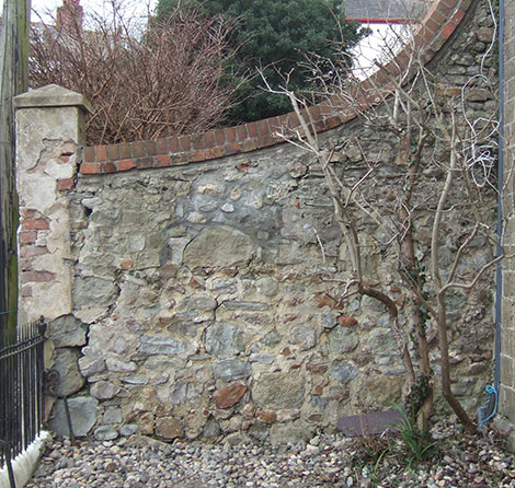 Wall before pointing