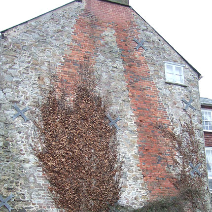 Wall before pointing