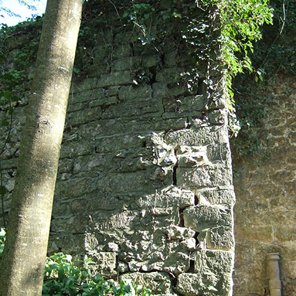 Wall before pointing